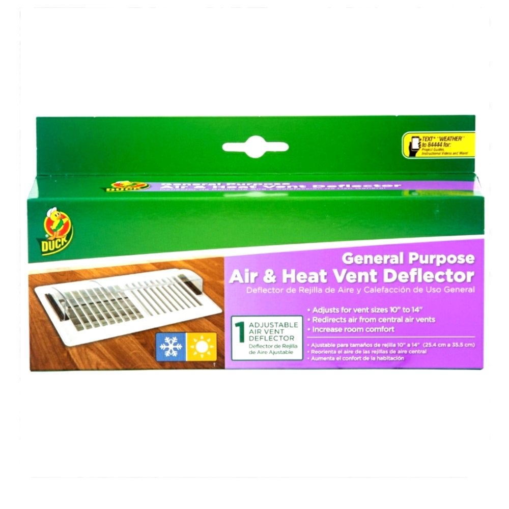 Duck Air & Heat Vent Deflector - Clear